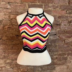 Halter Crop Top Size M